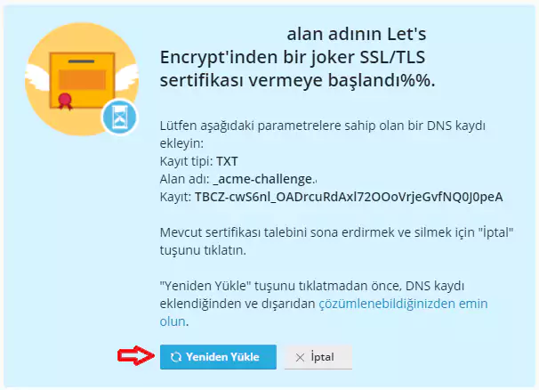 Let's Encrypt SSL Ücretsiz Kullanım